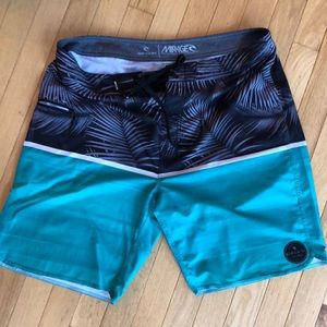 Men’s rip curl Mirage board shorts.